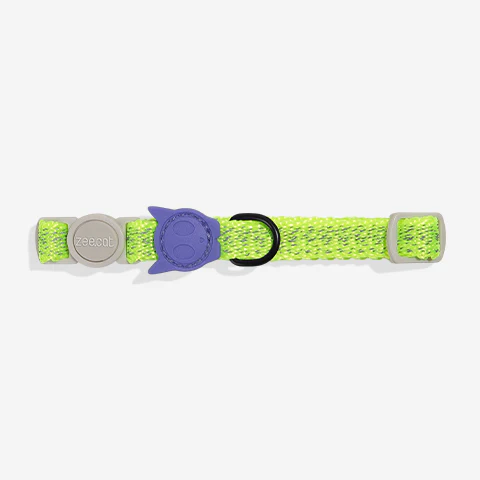 Collar NOX LUMEN para gatos ZEECAT de ZEEDOG, ajustable, poliéster