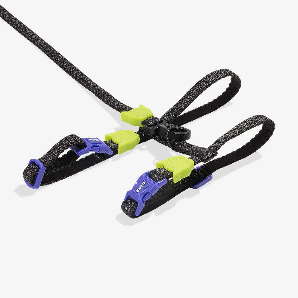 Set de Arnés y correa para gatos NOX de ZEEDOG, completamente ajustable, suave, vista principal