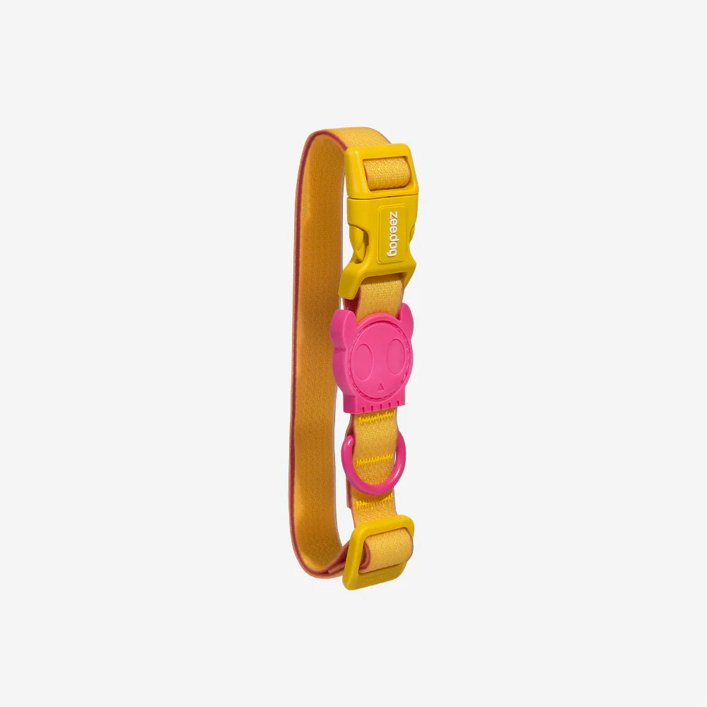 Collar Neopro® Lyra para perros de ZEEDOG, amarillo, rosa, resistente al agua, completamente ajustable, vista principal