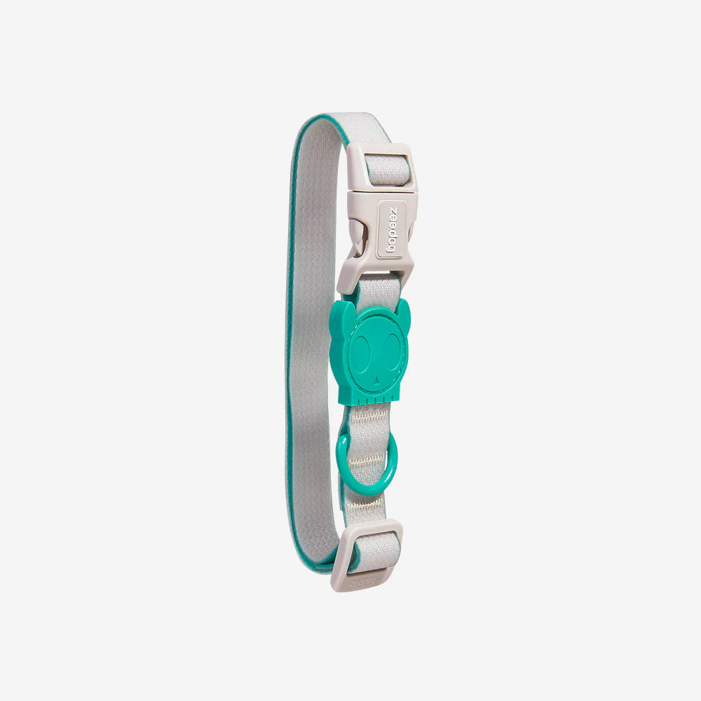 Collar Neopro® Tidal para perros de ZEEDOG, azul aguamarina, gris, resistente al agua, vista principal