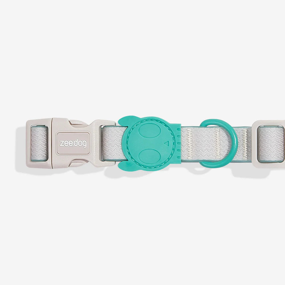 Collar Neopro® Tidal para perros de ZEEDOG, azul aguamarina, gris, resistente al agua, vista principal