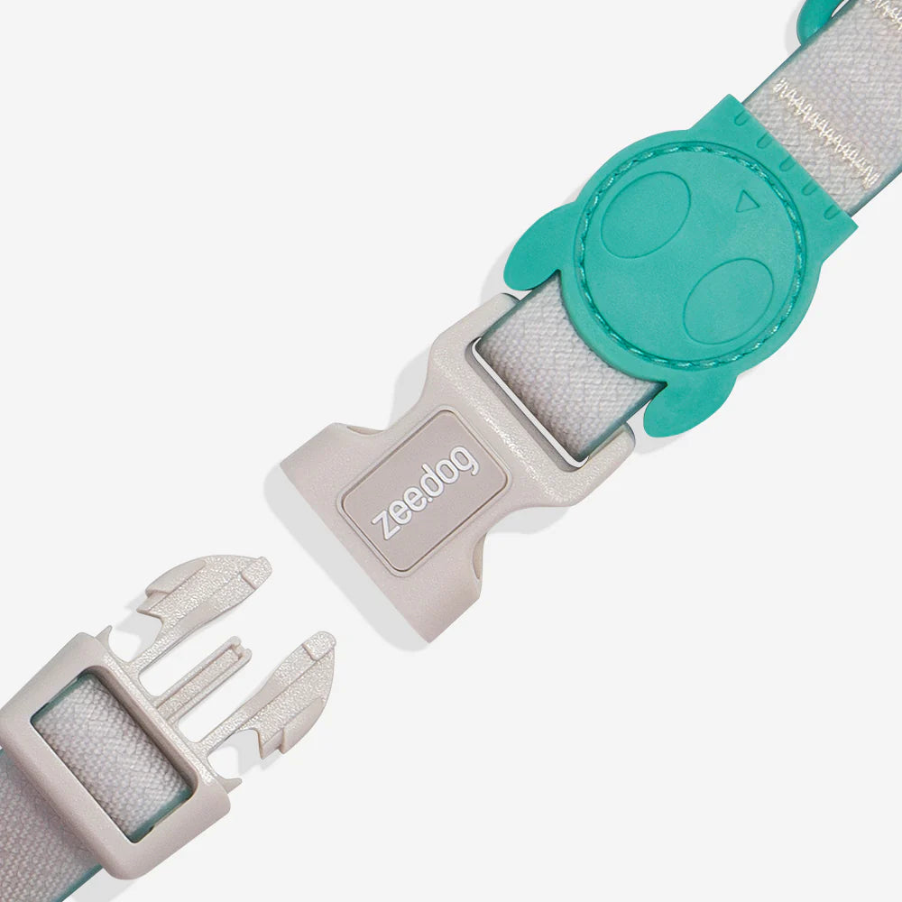 Collar Neopro® Tidal para perros de ZEEDOG, azul aguamarina, gris, resistente al agua, vista principal
