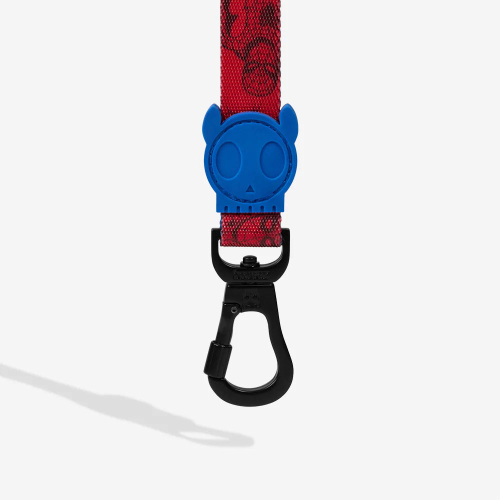 Correa SPIDERMAN para perros de ZEEDOG, azul, negro, rojo, poliéster, suave, vista principal