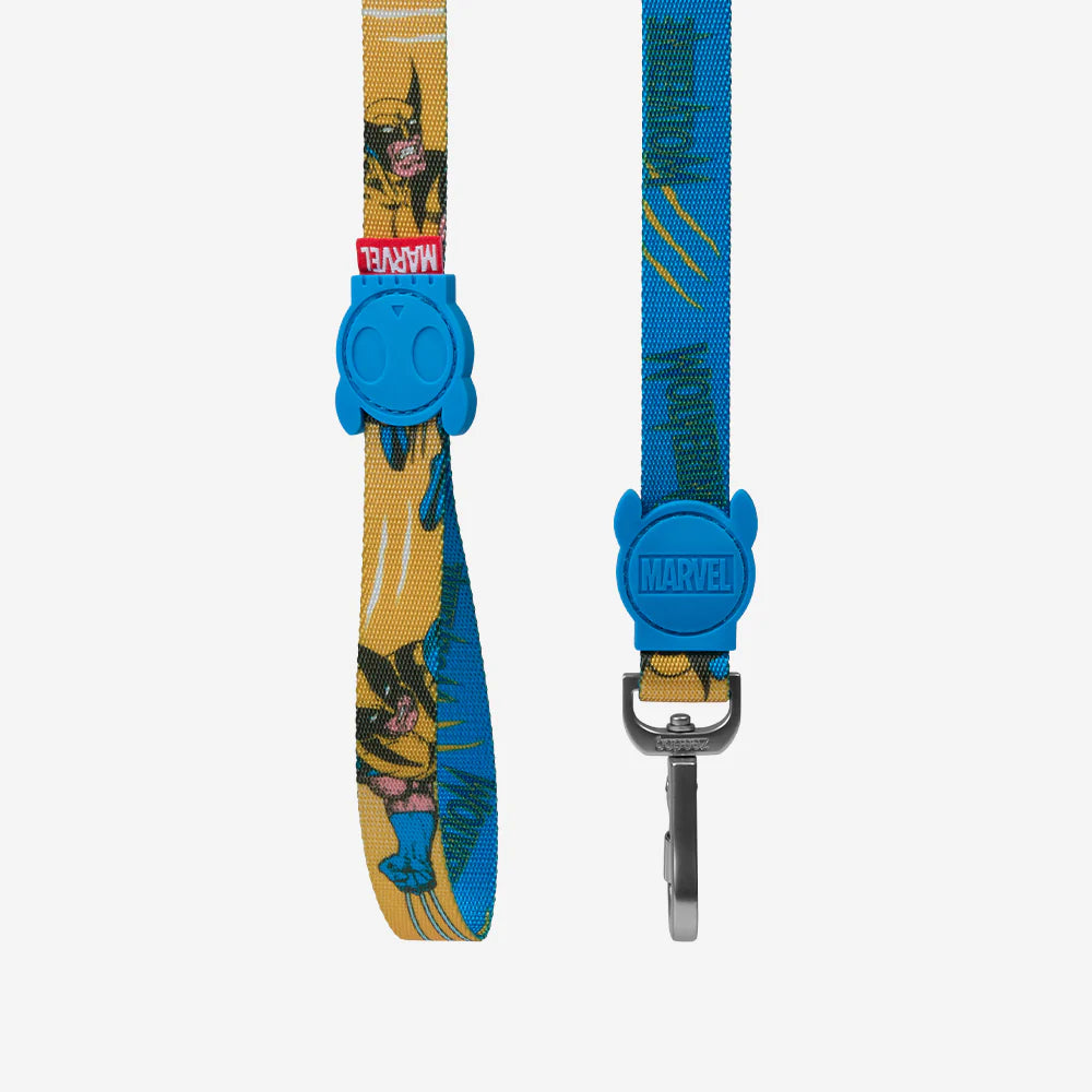 Correa WOLVERINE para perros de ZEEDOG, amarillo, azul, cierre de seguridad, poliéster, vista principal