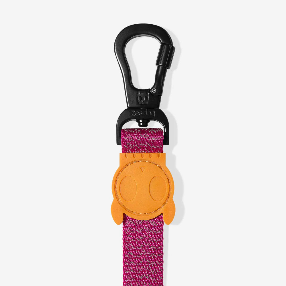 Correa NOX SIDUS reflectiva para perros de ZEEDOG, naranja, azul, rosa, poliéster, suave, vista principal