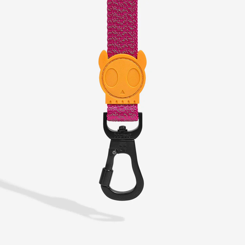 Correa NOX SIDUS reflectiva para perros de ZEEDOG, naranja, azul, rosa, poliéster, suave, vista principal