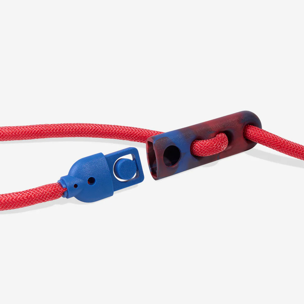 Correa manoslibres SPIDERMAN para perros de ZEEDOG, azul, rojo, ajustable, vista principal
