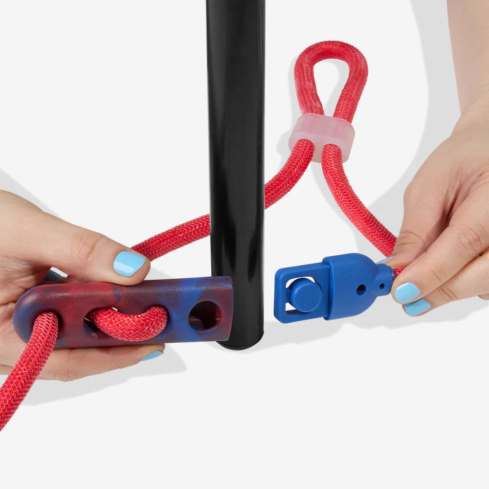 Correa manoslibres SPIDERMAN para perros de ZEEDOG, azul, rojo, ajustable, vista principal