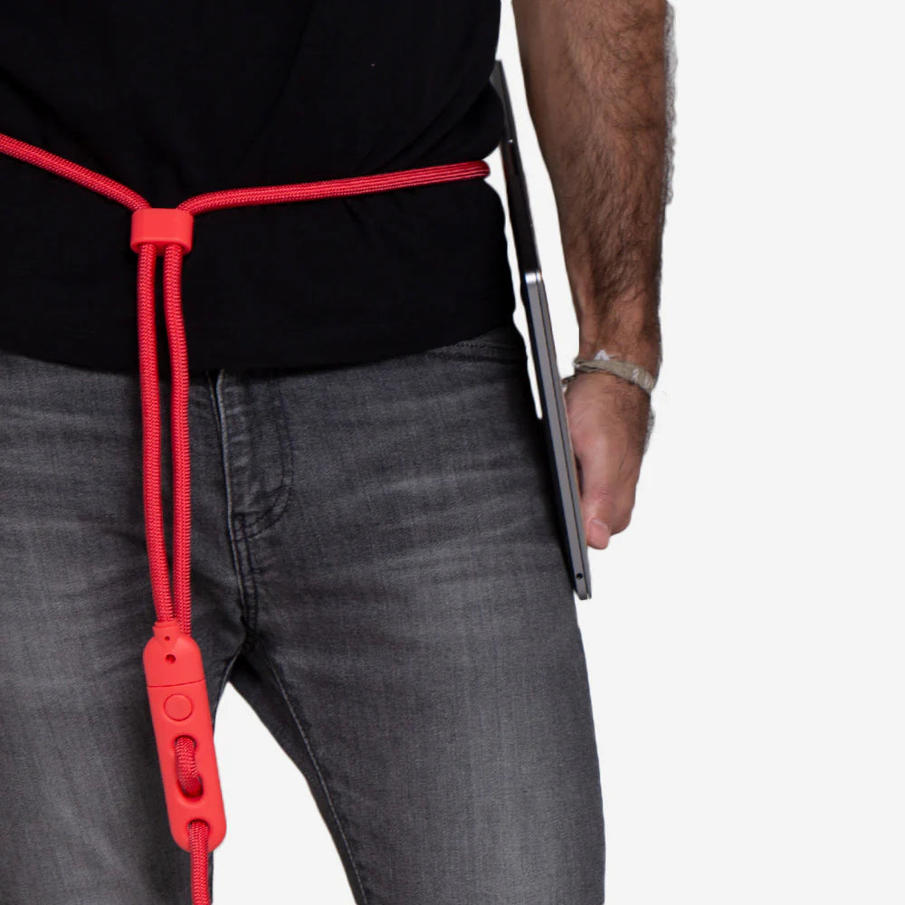 Correa manoslibres Neon Coral para perros de ZEEDOG, vista principal