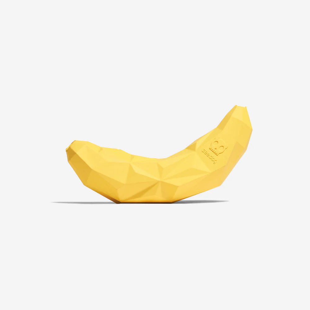 Juguete dispensador de golosinas para perros Súper banana de ZEEDOG, vista principal
