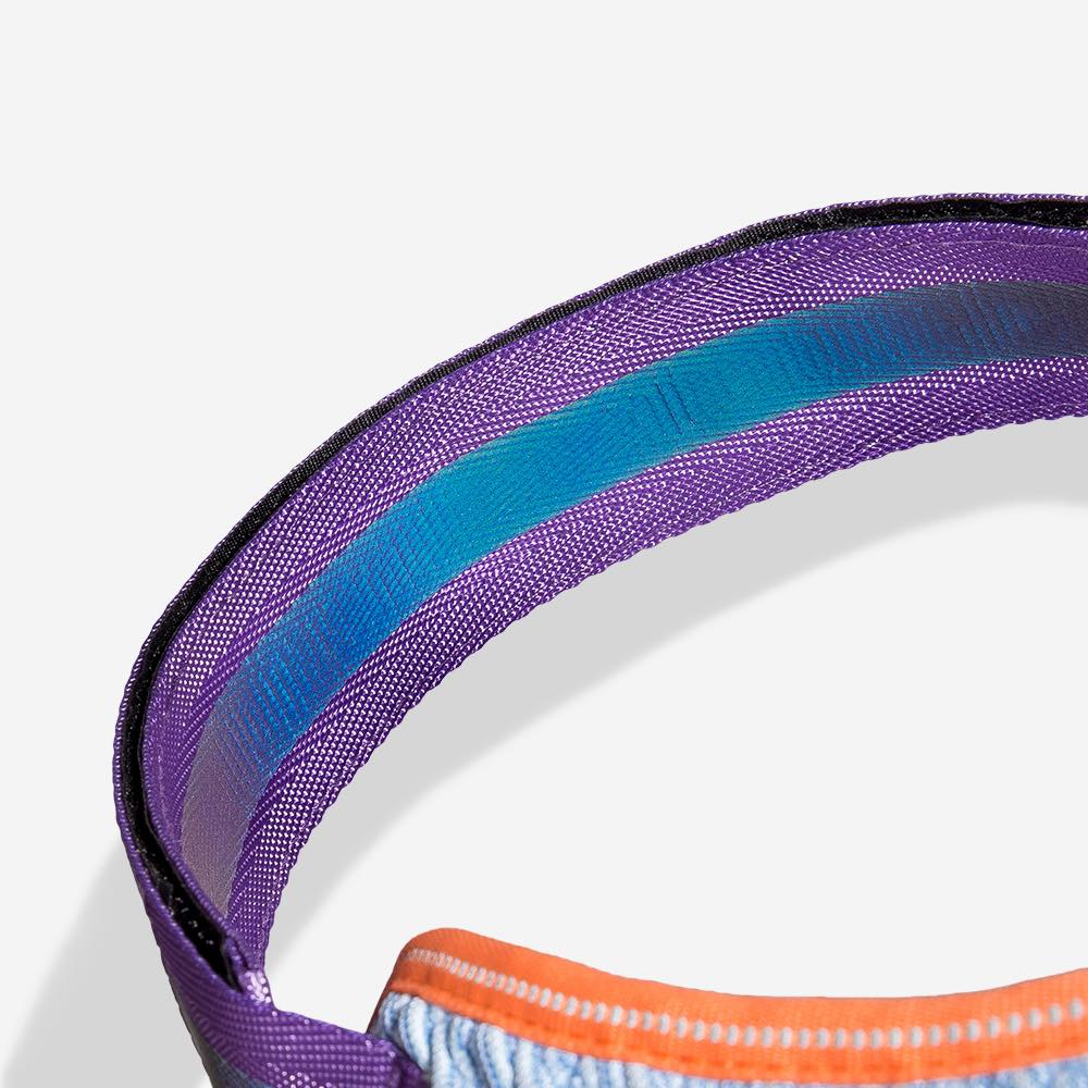 Flyharness Galaxy - Arnés para perros de ZEEDOG, arcoíris, azul, morado, reflectante, acolchado, vista principal