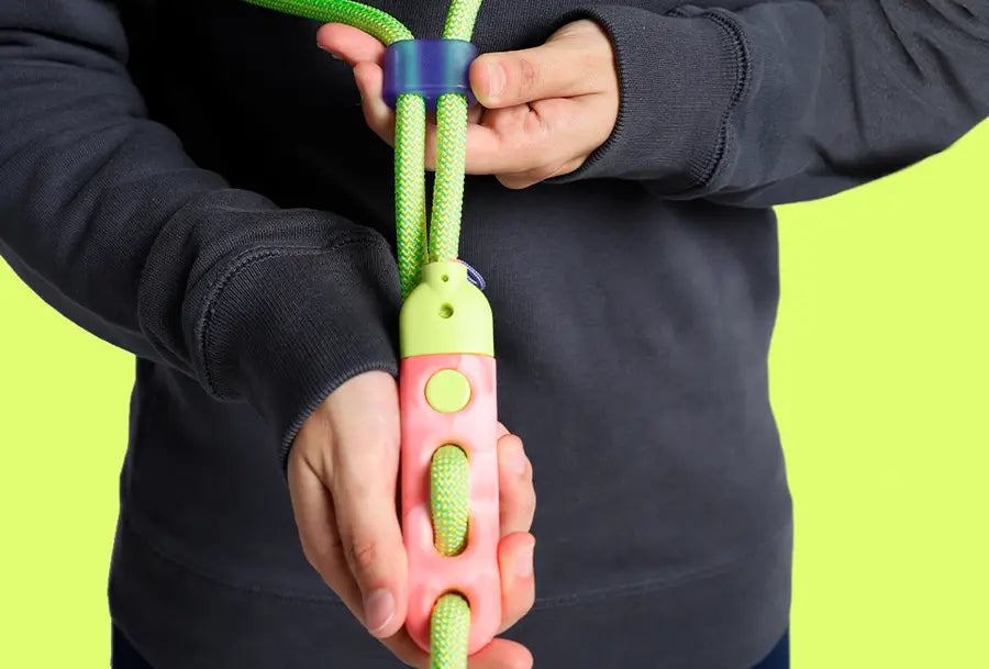 Correa manoslibres GLO para perros de RazasLovers, ajustable, poliéster