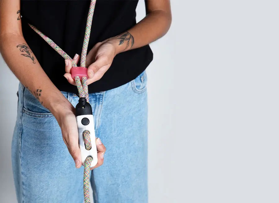 Correa manoslibres Gravity para perros de RazasLovers, ajustable, poliéster