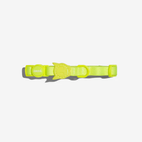 Collar NeoPro™ Lime para gatos ZEECAT de ZEEDOG, ajustable, poliéster