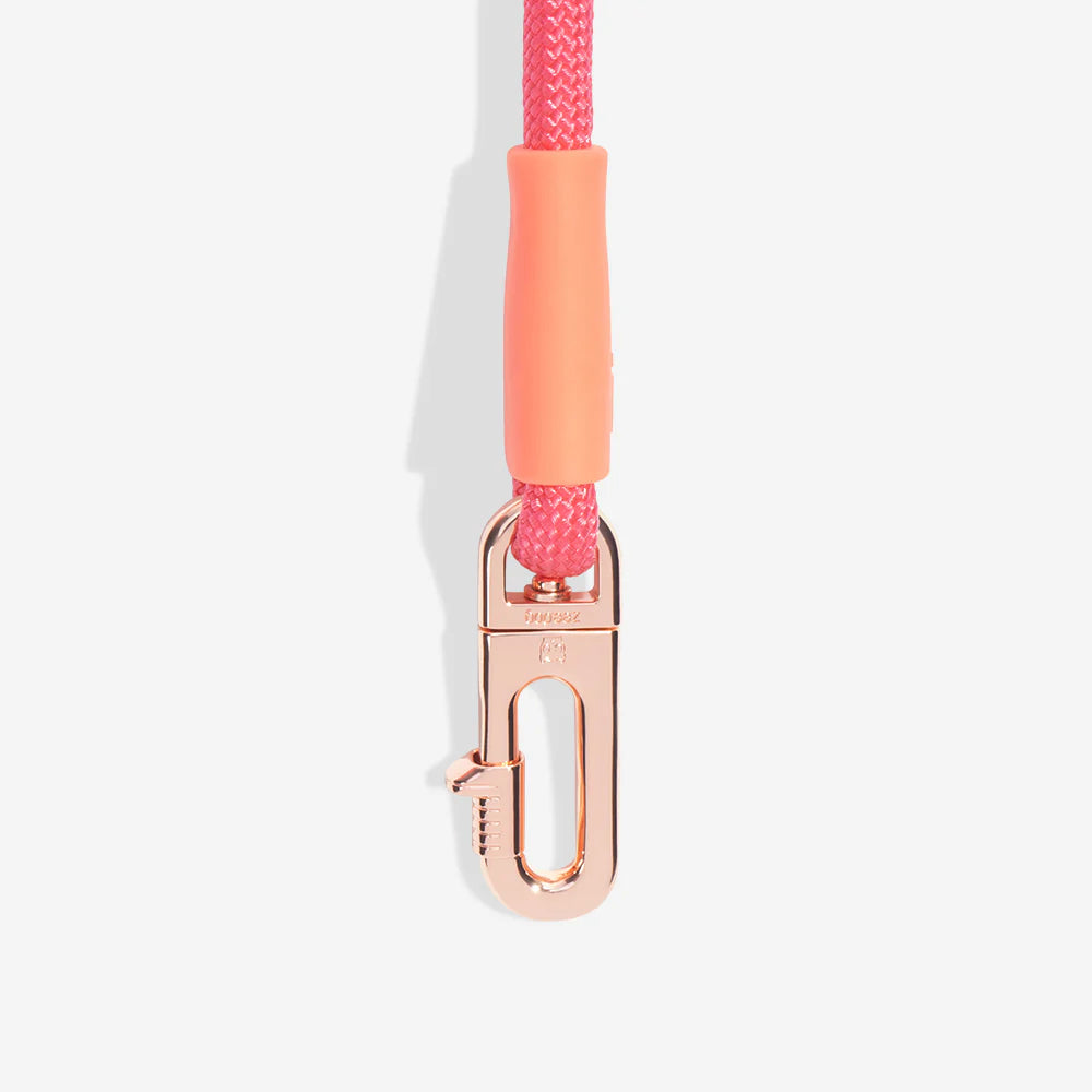 Correa para perros manoslibres Gazzele de ZEEDOG, naranja, rosa, café, ajustable, suave