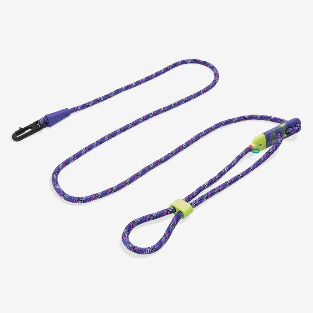 Correa para perros manoslibres Tokyo de ZEEDOG, azul, verde, café, suave