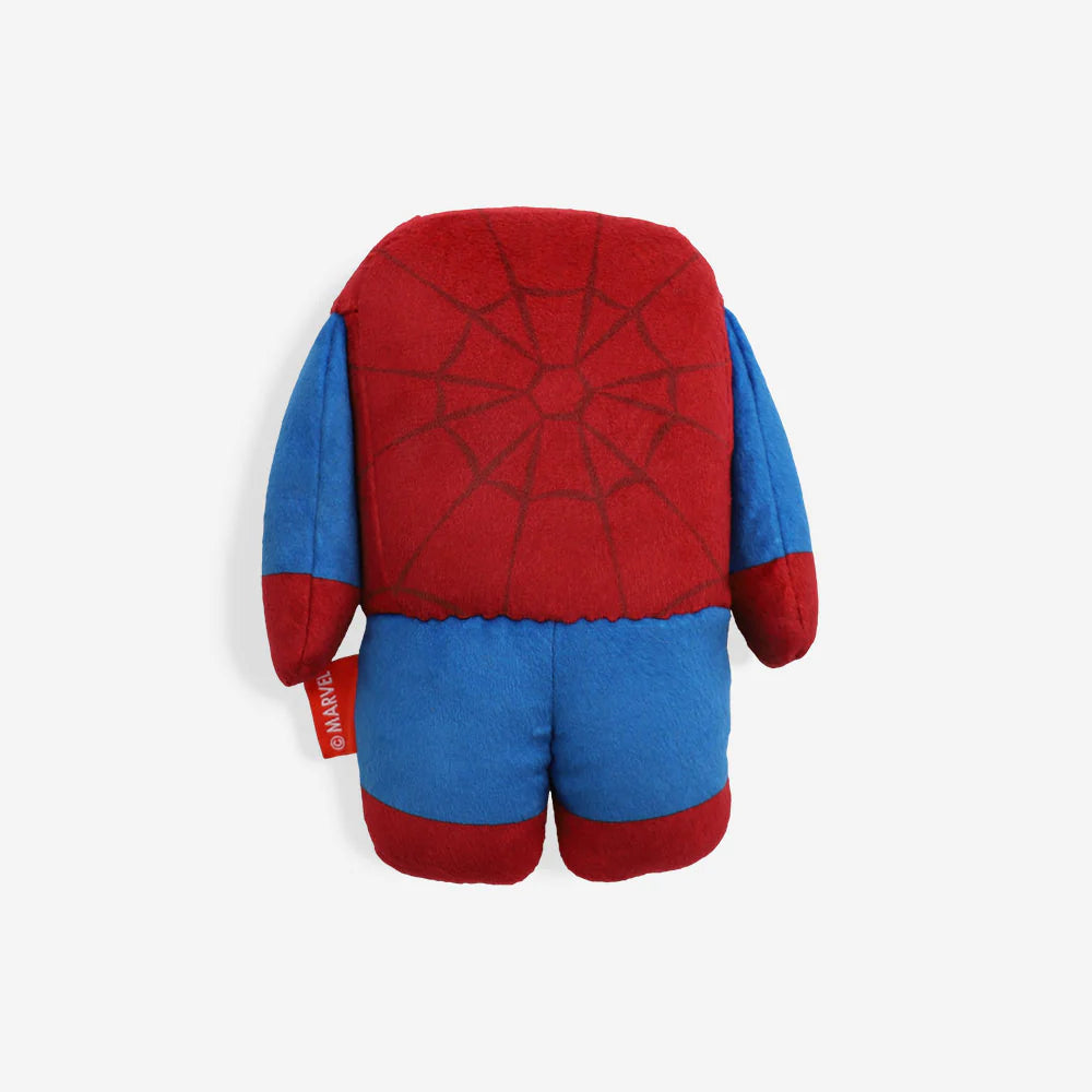 Juguete peluche Spiderman para perros 2 en 1 de ZEEDOG, rojo, suave