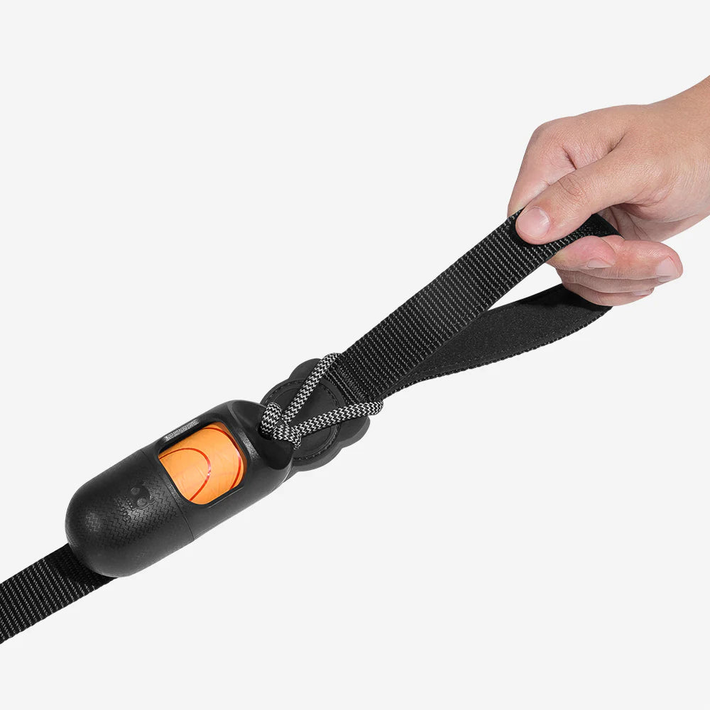 Dispensador de bolsas recolección de excremento perro Negra de RazasLovers, vista principal