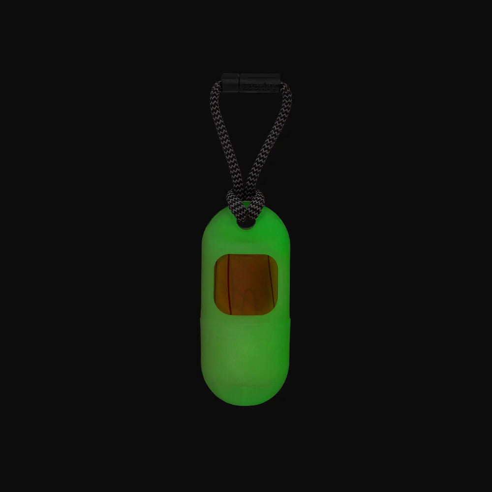 Dispensador de bolsas recolección de excremento perro Neon de RazasLovers, vista principal