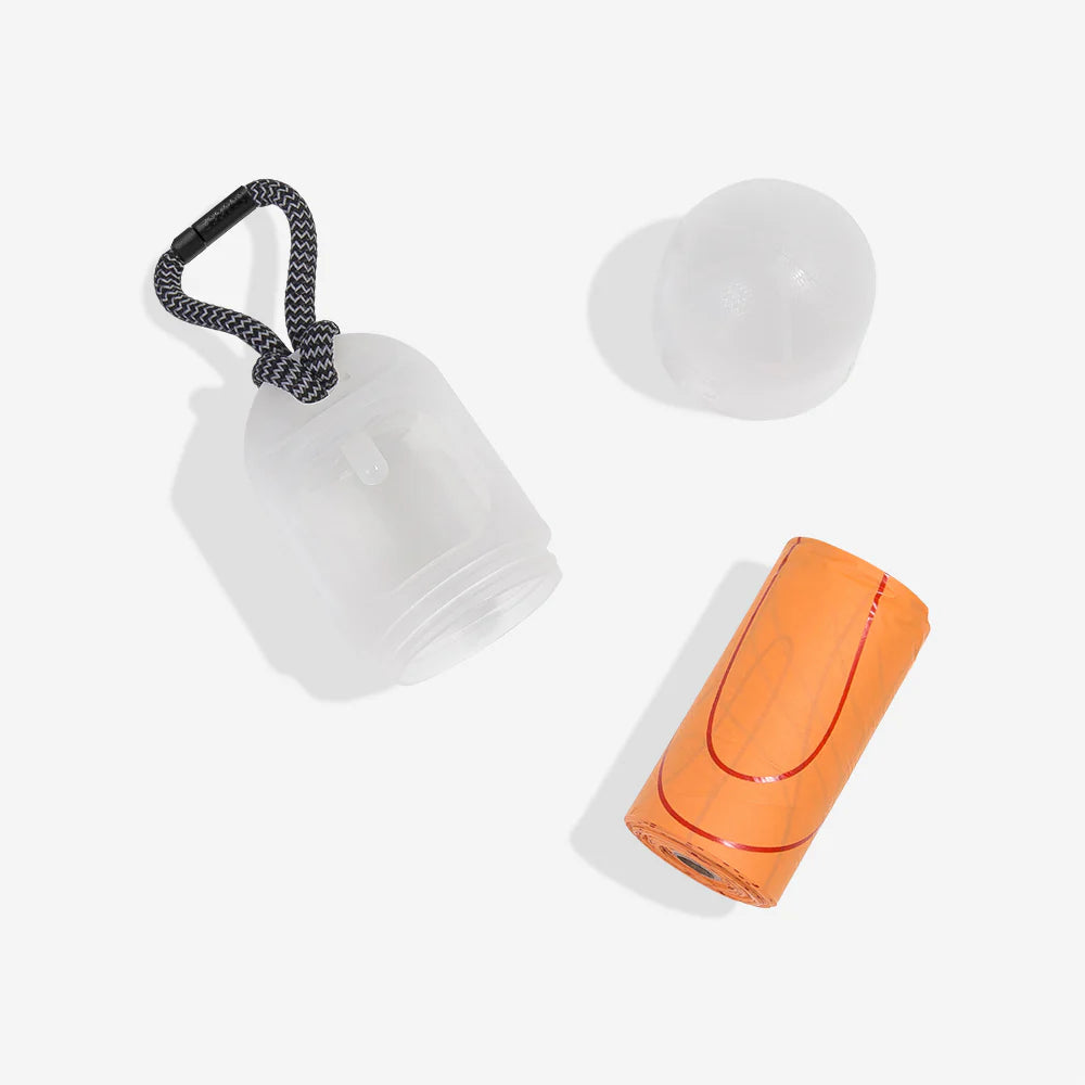 Dispensador de bolsas recolección de excremento perro Transparente de RazasLovers, vista principal