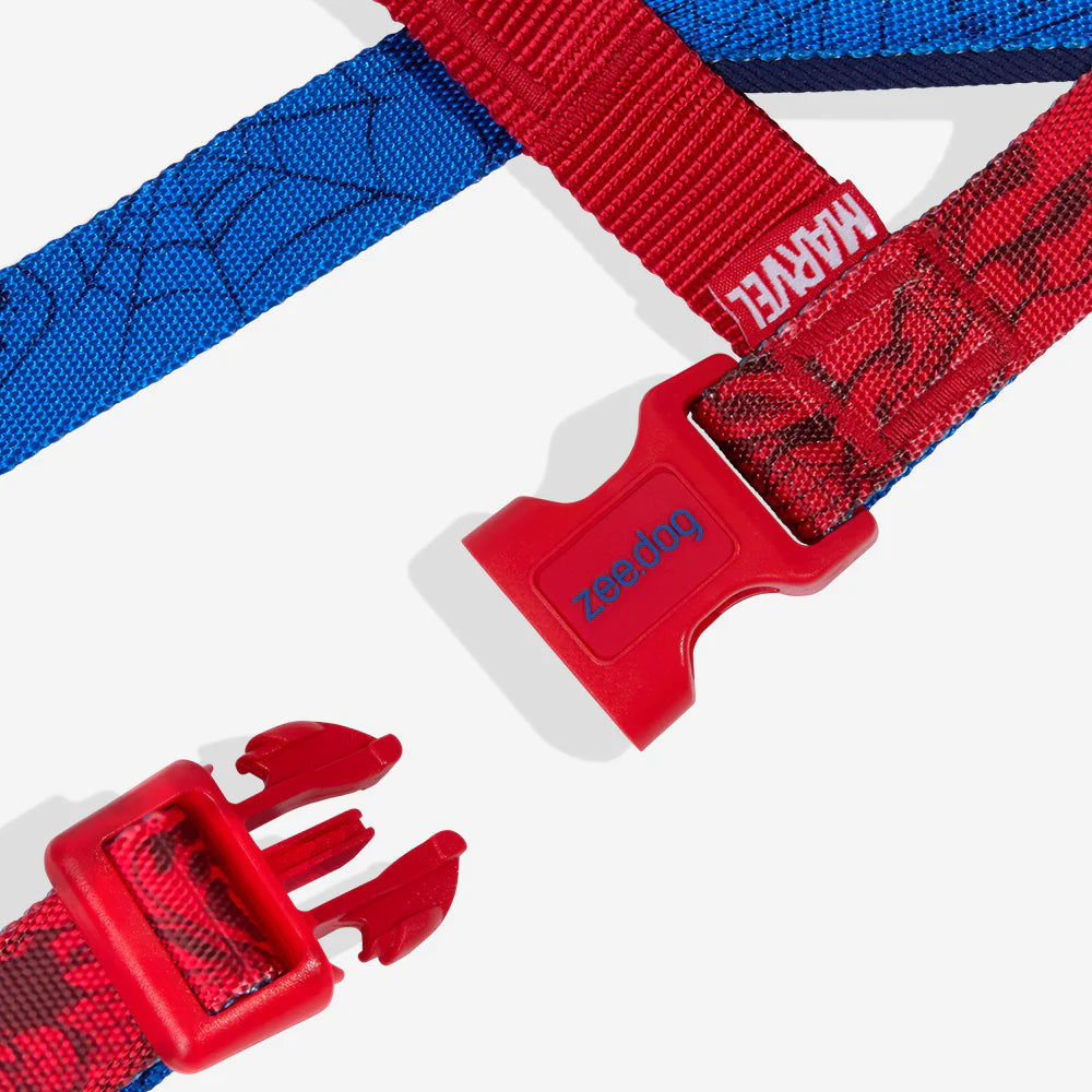Arnés anti-tirones para perro SPIDERMAN / Softer Walk Harness de ZEEDOG, azul, rojo, antitirones, suave