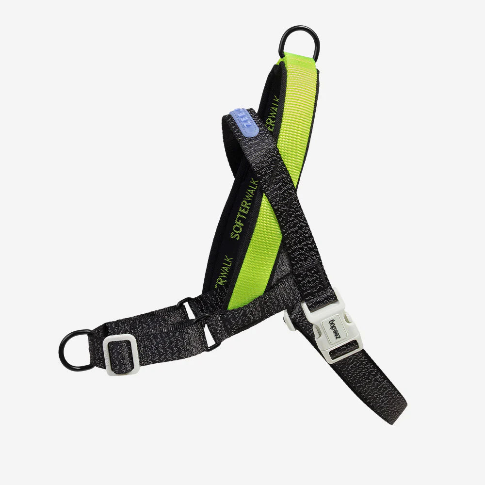 Arnés anti-tirones para perro NOX / Softer Walk Harness de ZEEDOG, verde, negro, antitirones, vista principal